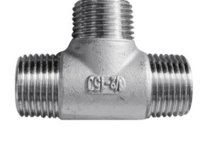 OEM 3/4 Inch Stainless Steel Threaded Mengurangi Tee Untuk Koneksi