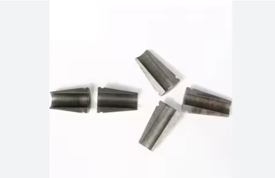 Alloy Steel Post Tensioned Wedges Tahan korosi yang baik untuk solusi konstruksi