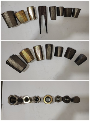 ASTM Disetujui Ekspansi Shell Anchor Bolt Tiga Daun Bolt And Nut Assembly untuk Kekuatan Ketegangan