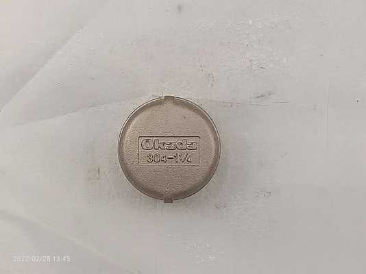 3/8 Inch 316L Stainless Steel End Caps Pipa Fitting 5x5 Sch 40 Berulir