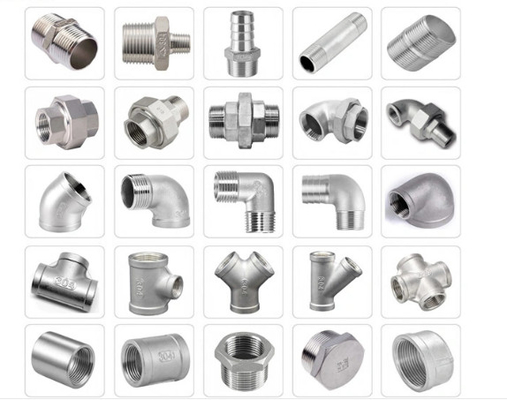 Elbow Union 304 Stainless Steel Pipe Fittings Casting 90 Derajat Female Threaded