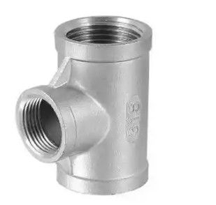 WP316 Grade 50mm Ss Teknik Pengecoran Tee Fitting