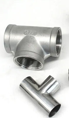 OEM 10mm Pipa Baja Tahan Karat Tee WP321 Grade